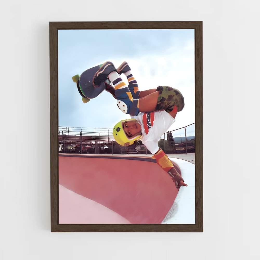 Poster Tricks de Steve – affiche Skateboard (vue 5)